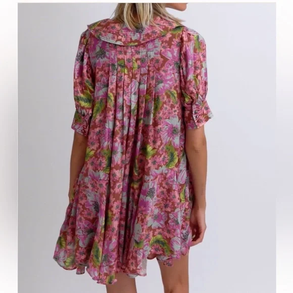 FREE PEOPLE ~ Moon Chaser Mini Dress ~ Size S - Picture 4 of 16